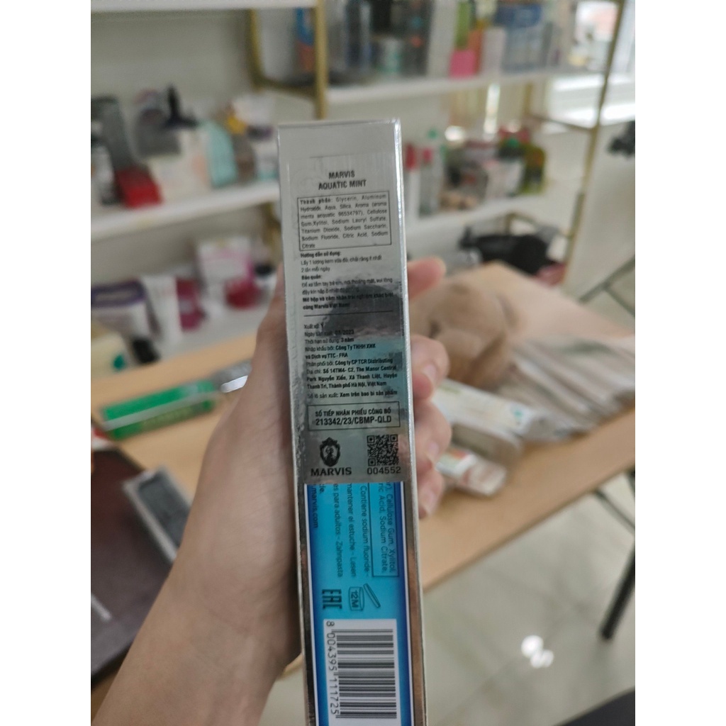[MARVIS.VN- NHẬP KHẨU] Kem Đánh Răng MARVIS Whitening Mint 85ML