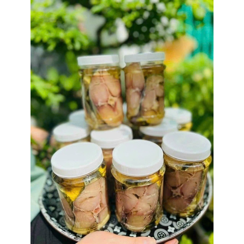 MẮM CÁ THU NGÂM DẦU hủ 500g
