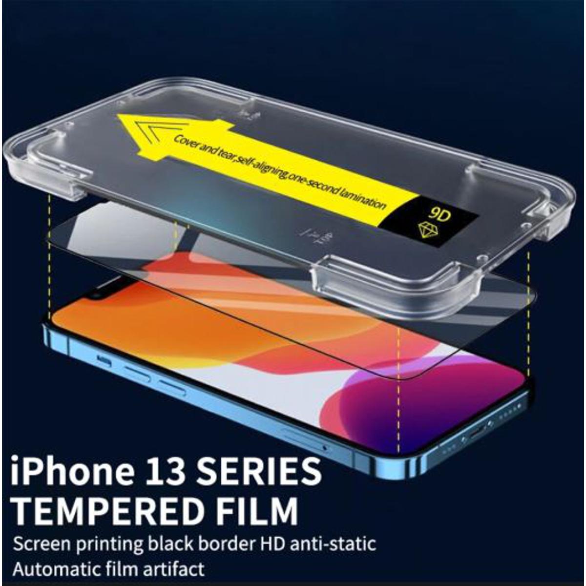 iPhone%2013,%2013%20Pro%20-%20Full%20Cover%209D%20Screen%20Protector%20-%20Automatic%20Alignment%20Tempered%20Glass%20-%20Image%202