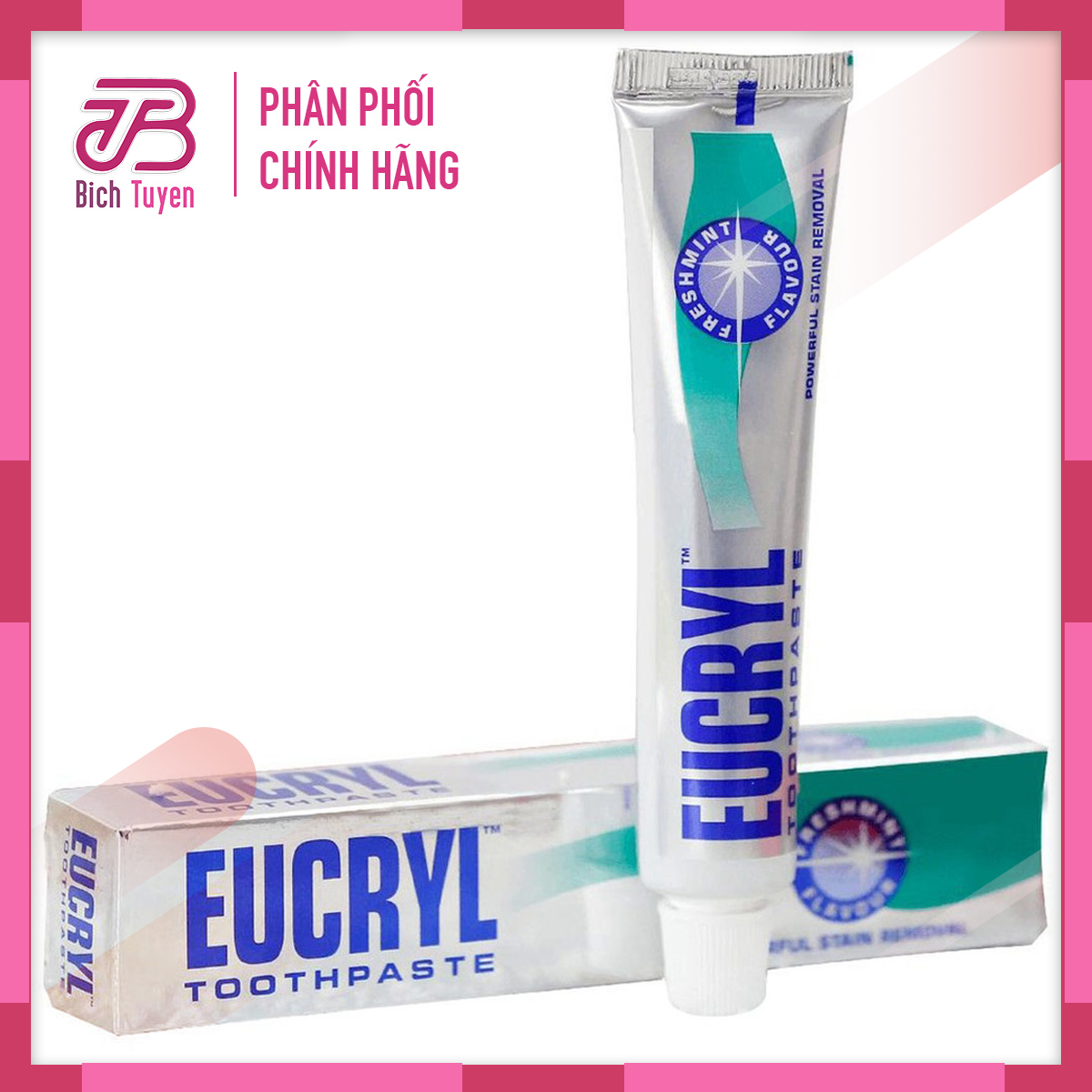 Kem Đánh Răng Eucryl Hỗ Trợ Trắng Răng Và Hỗ Trợ Trị Hôi Miệng