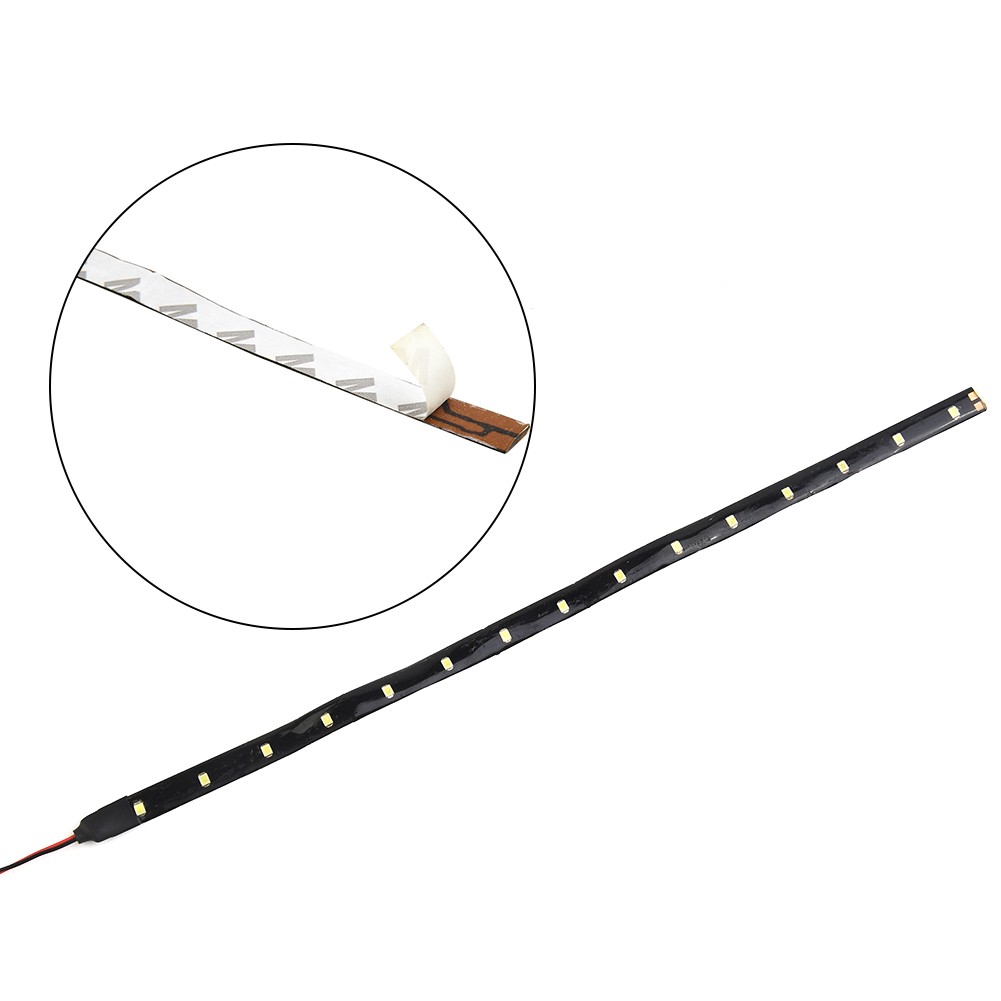 New led strip light car auto cable 30cm dc 12v flexible light waterproof