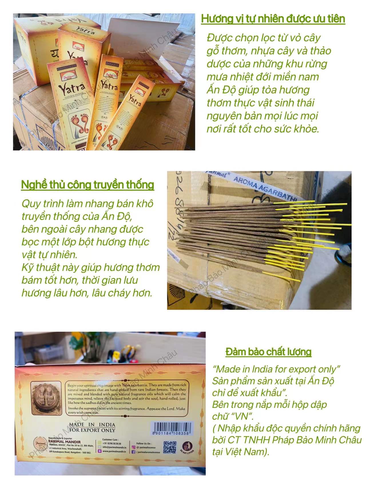 [PBMC] Hương cây Yatra Ấn Độ