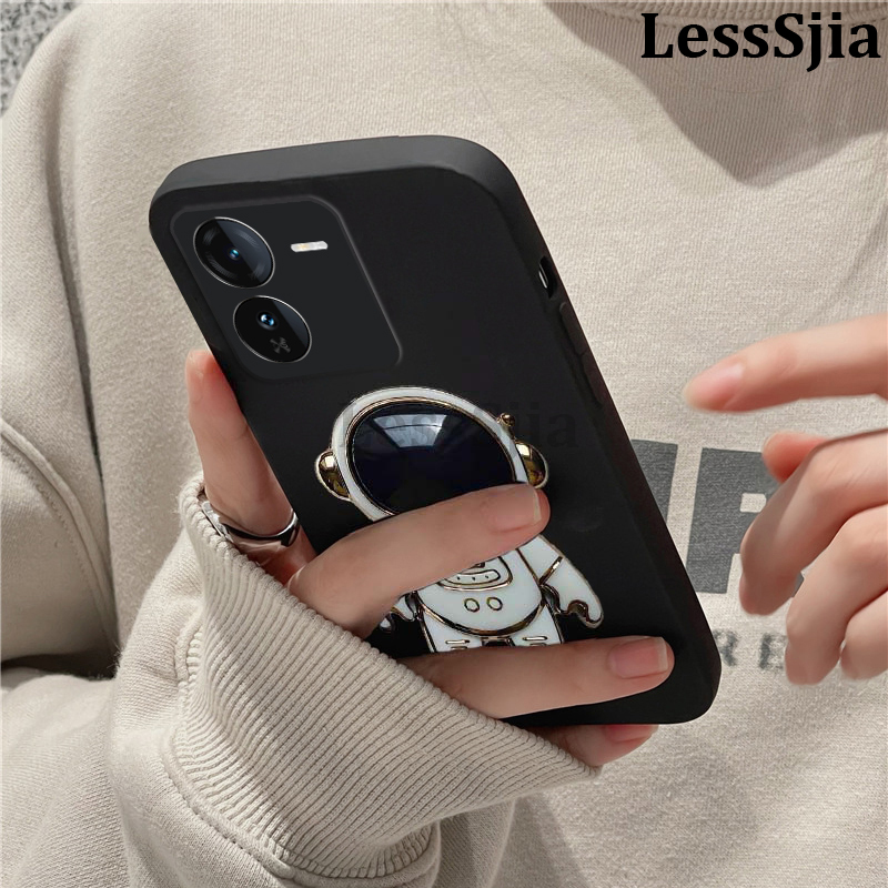 Phone%20Cases%20For%20VIVO%20IQOO%20Z9%205G%20Back%20Case%20Astronaut%20Bracket%20Smooth%20Soft%20Silicone%20Anti%20Collision%20For%20IQOO%20Z9%20Phone%20Casing%20-%20Image%206