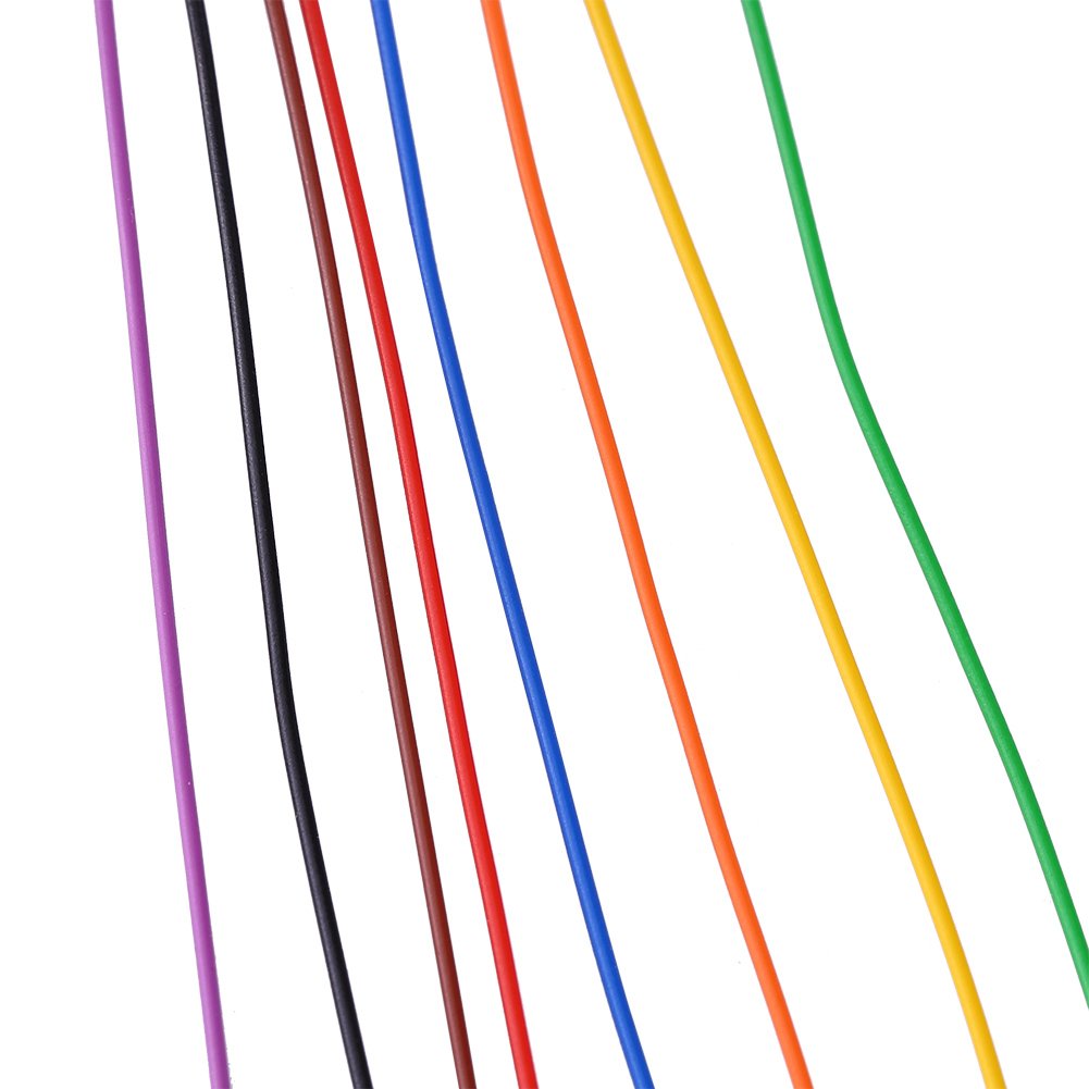 8-adriges, Farbiges Kupferprüfkabel - 30AWG, 0,25mm, Ca. 250m, Auf Kunststoffspule