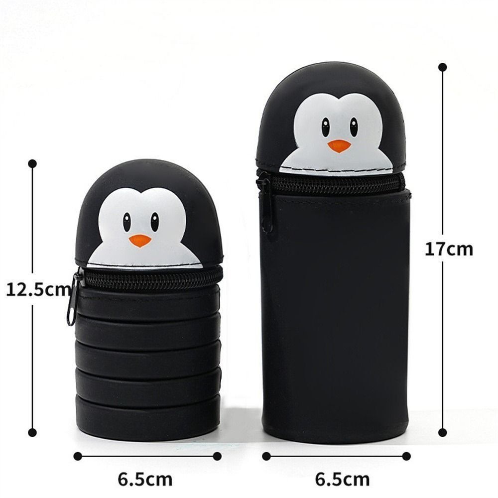 【Clearance Markdowns】 New Pencil Case Cartoon Desk Organizer Stationery Storage Bag Stationery With Zipper Animal Shape Pen Pouch.