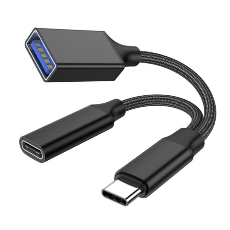 PD10W Fast-Charging USB Type-C To USBC OTG Adapter Cable for Cellphone Laptop