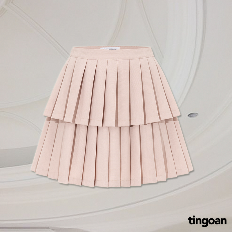 Chân váy dài 2 tầng dạng xòe phong cách hàn quốc , Váy lưng chun chất liệu  voan dài 2 lớp | Shopee Việt Nam