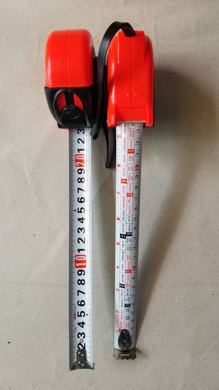 Thước kéo Futtsu đỏ 2 mặt Japan 5m x 19mm