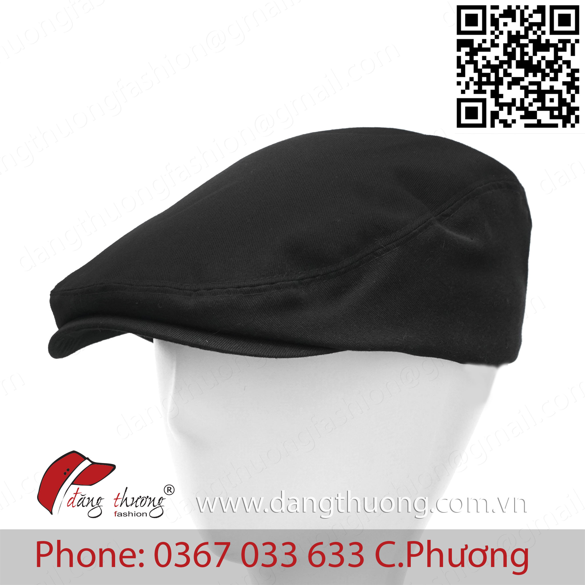 Mũ nón cóc bere beret mỏ vịt nam thời trang chất liệu vải cotton thoáng mát