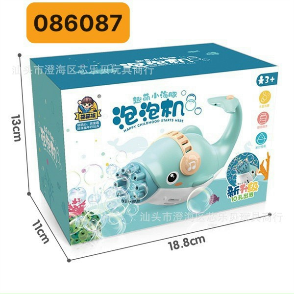 Súng cá heo thổi bong bóng xà phòng