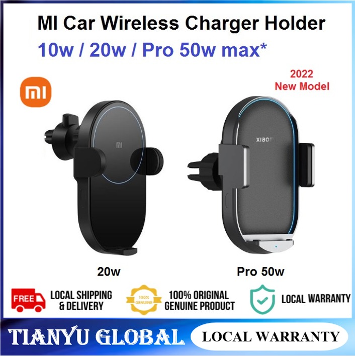Phone Charger Xiaomi Mi Wireless Car Charger 20w SG READY STOCK