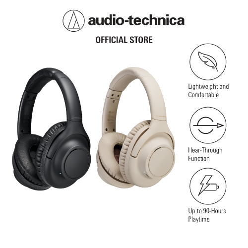 Audio-Technica ATH-S300BT Wireless Headphones Digital Hybrid Noise