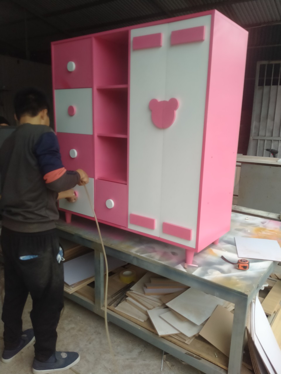 Tủ quần áo trẻ em TA12