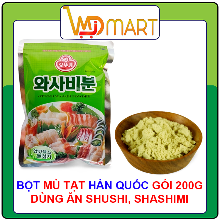 Bột Mù Tạt Xanh Hàn Quốc 200Gr