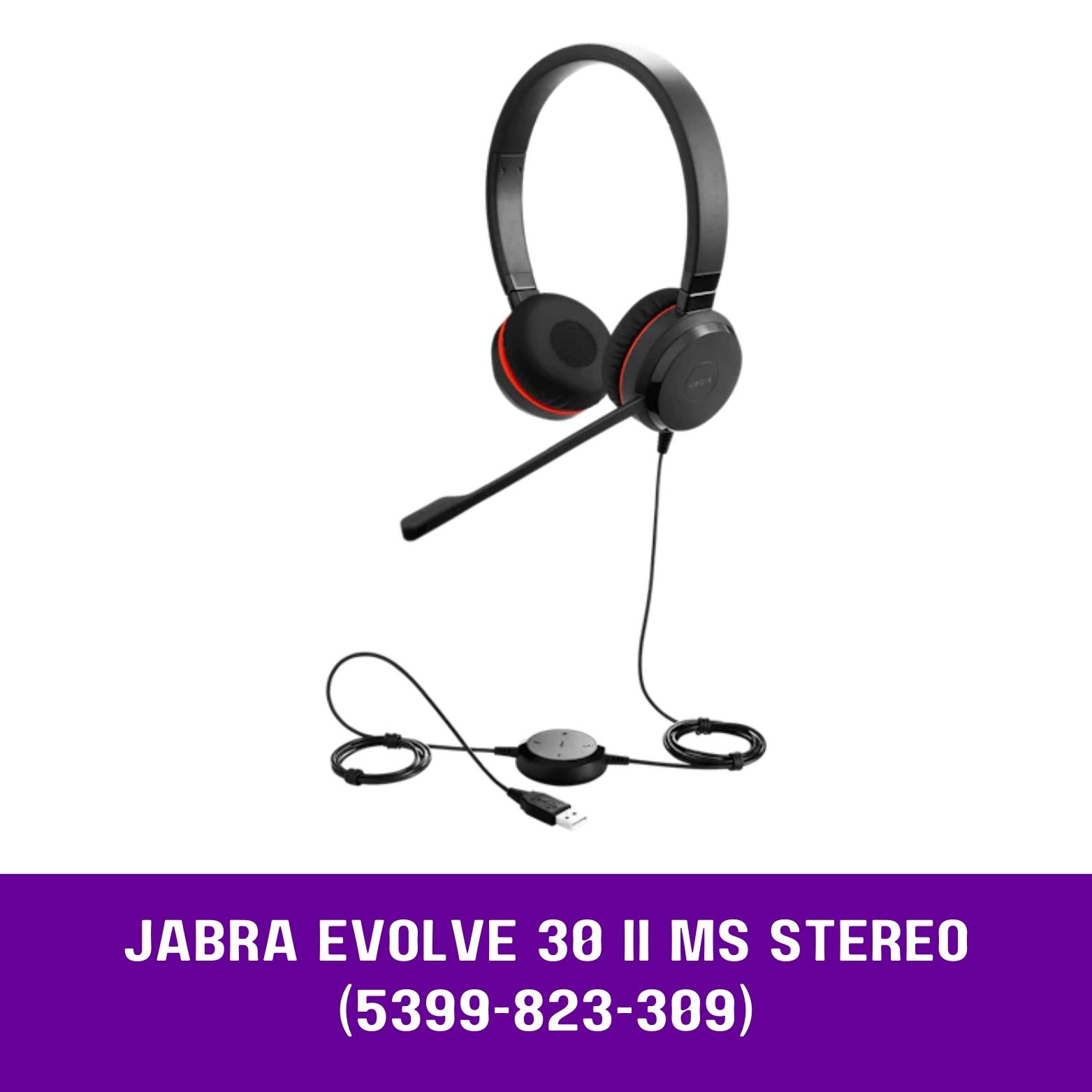 Comprar Auriculares Jabra Evolve 30 II MS mono (5393-823-309)