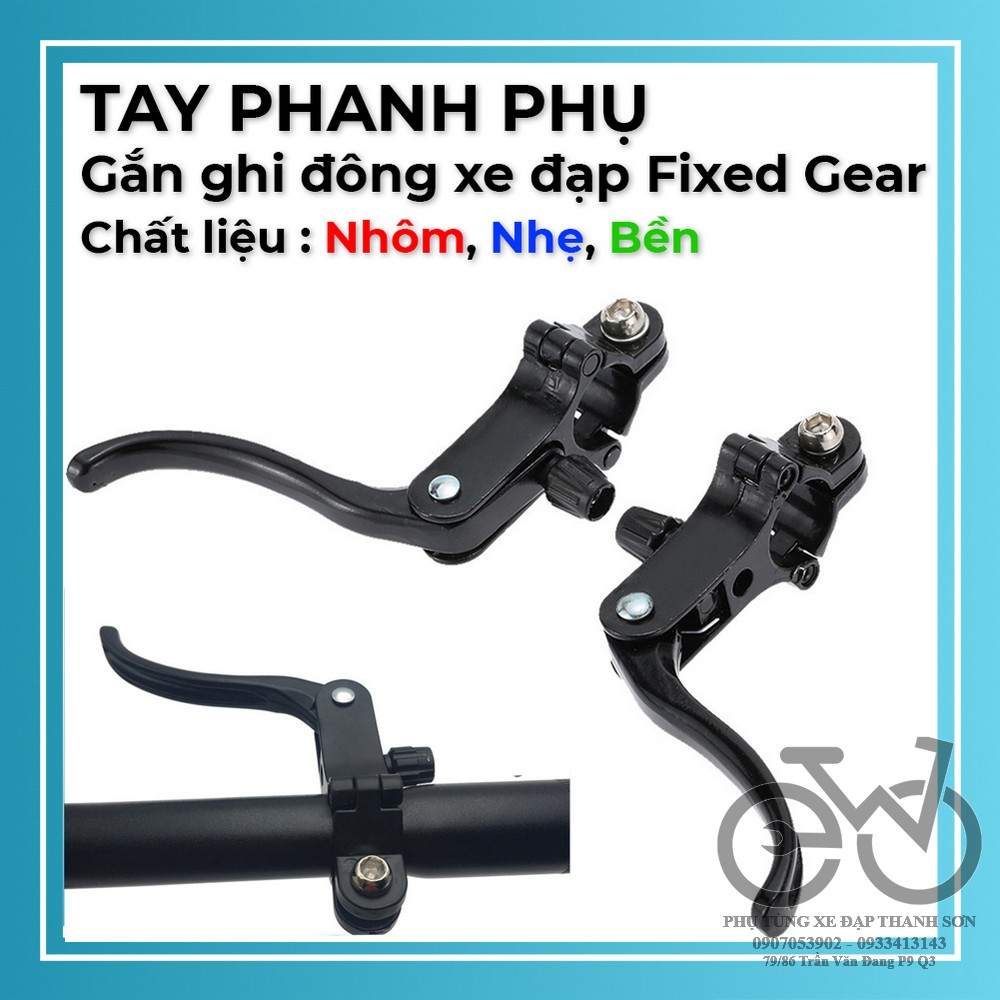 Tay phanh phụ gắn ghi đông xe đạp Fixed Gear