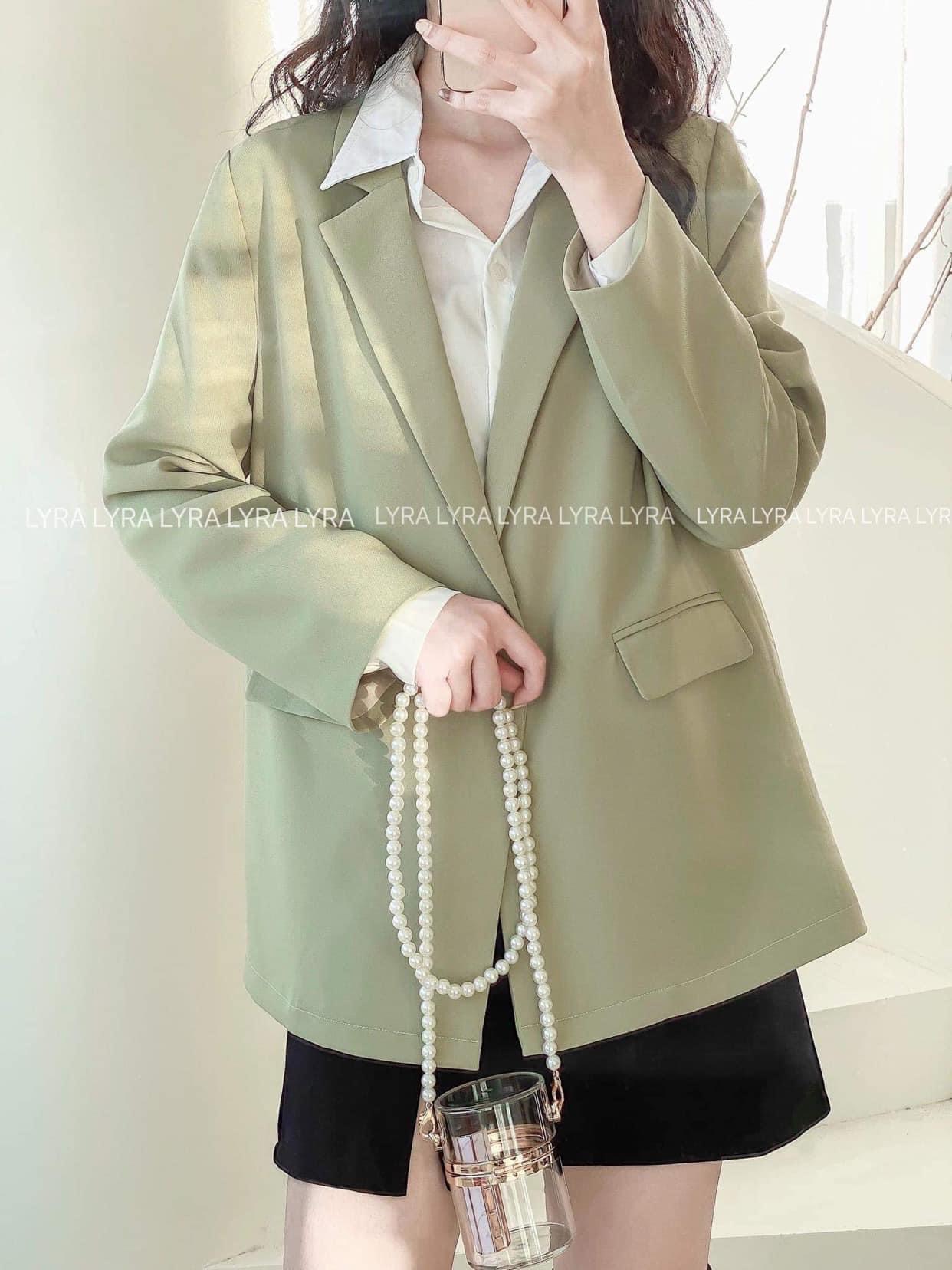 [Ảnh thật] Áo blazer vest mới 2 lớp túi nắp hàng quảng châu