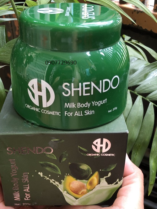 Dưỡng thể Milk body Yogurt For ALL skin Shendo tinh chất bơ 200g