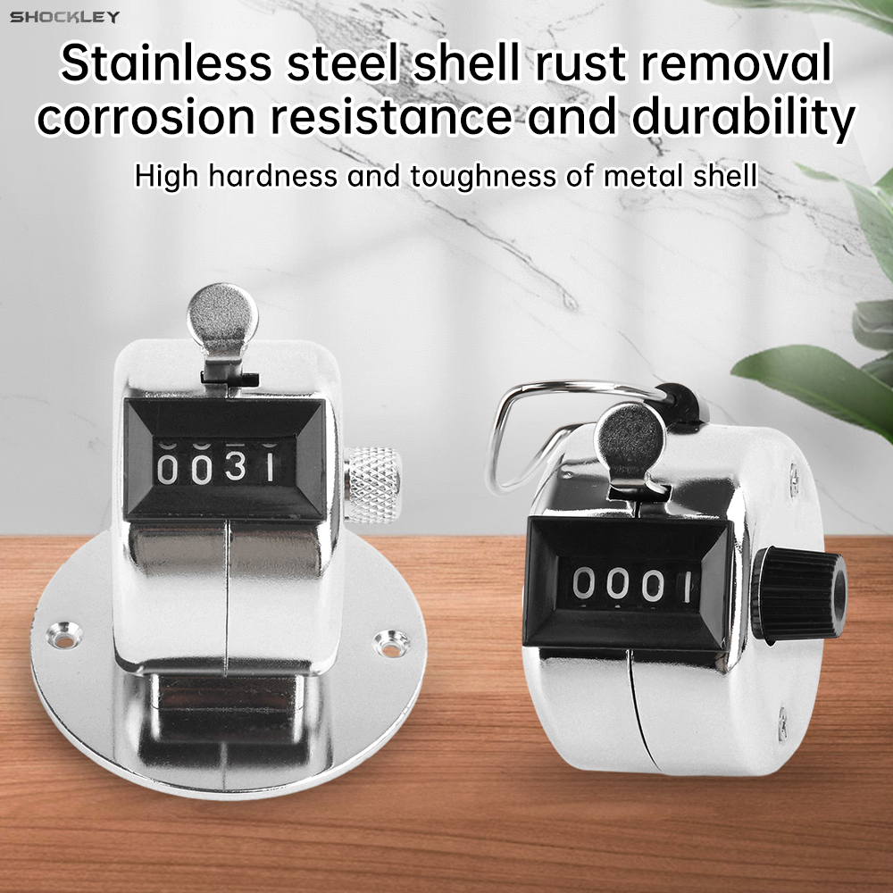 Manual mechanical counter, pedestrian flow warehouse, piece metal counting device