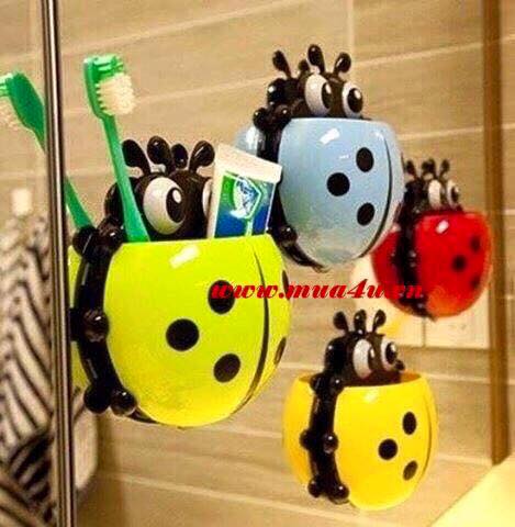 Bọ rùa đựng bàn chải và kem đánh răng
