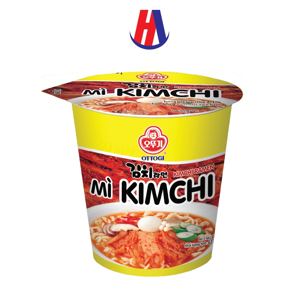 Mì ly kim chi Ottogi 62g