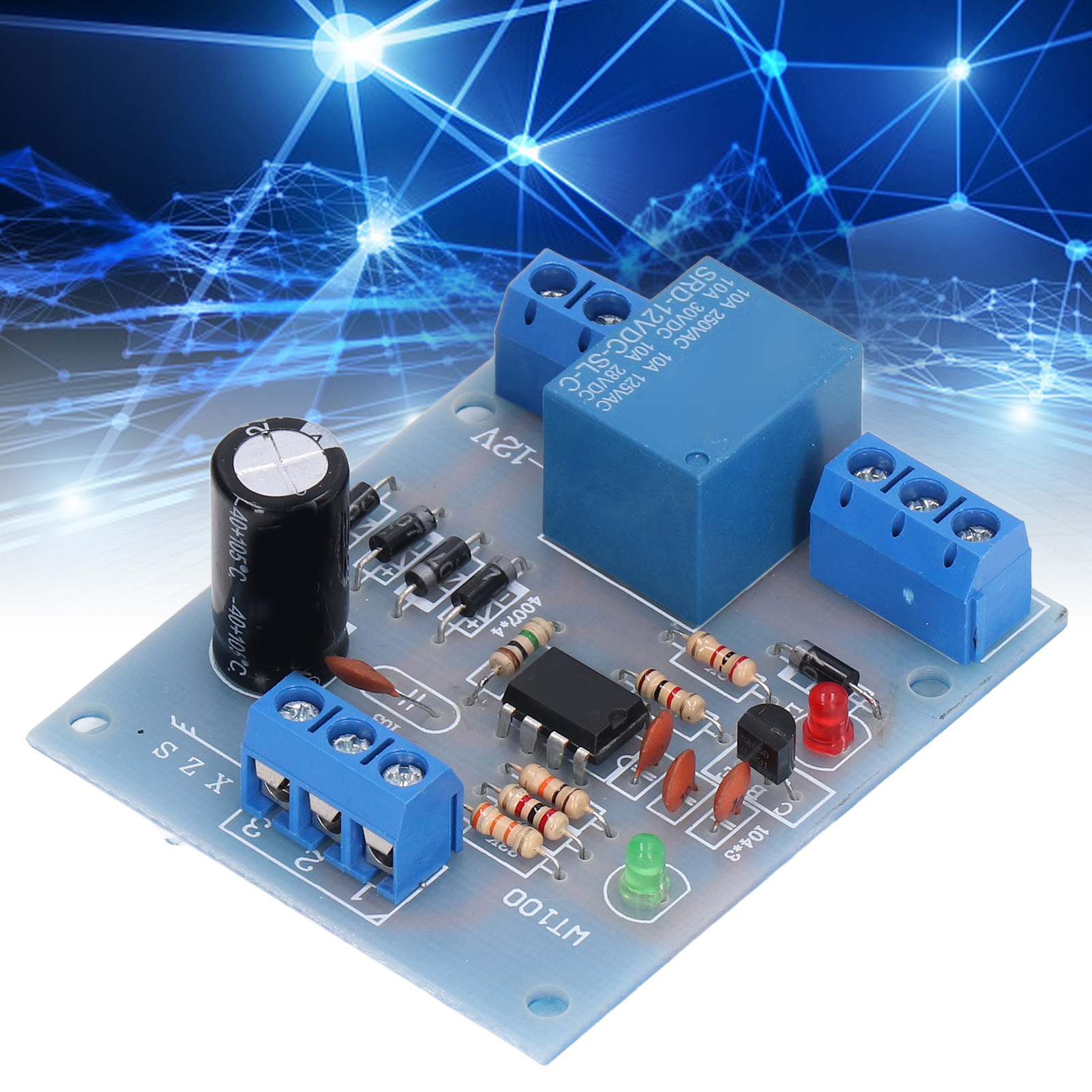 Water Level Sensor Module Simple Wiring Multifunctional Drainage Control Circuit Board Low Consumption for Pond Tanks for Garages