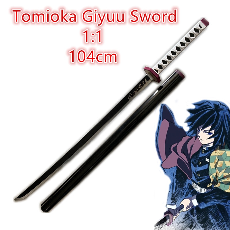 Demon Slayer Sword Giyuu Tomioka 1095 High Carbon Steel--ryan1429,$139.00  -- ryansword.com