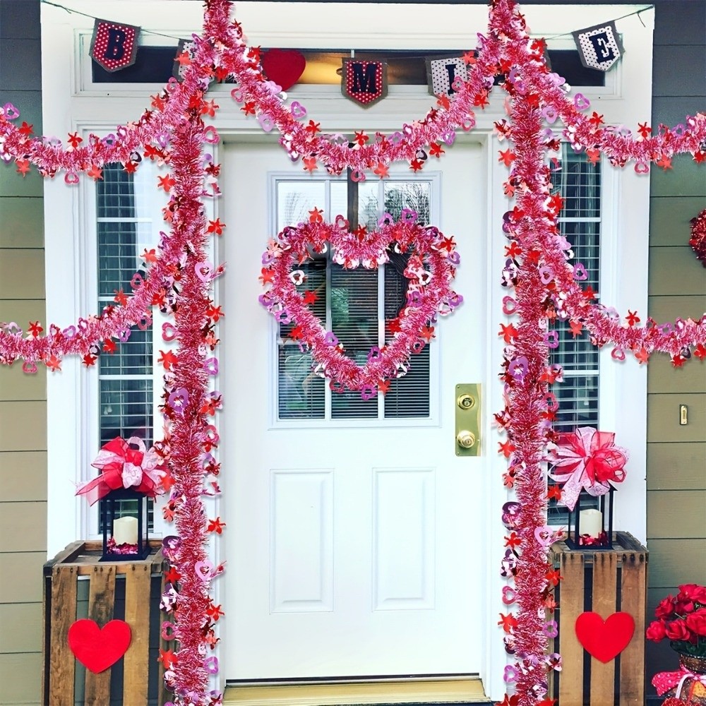 Colorful%205M%20Heart%20Tinsel%20Garland%20Love%20Sequins%20Heart%20Snowflake%20Valentines%20Garland%20Ceiling%20Decor%20Cupid%20the%20God%20of%20Love%20Hanging%20Decor%20Valentines%20Party%20-%20Image%204