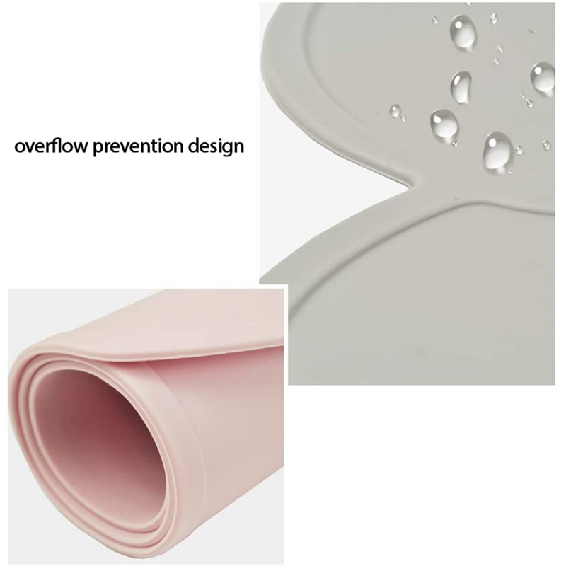 2Pcs,Kids Placemats Non Slip, Silicone Placemats for Kids Baby Toddlers