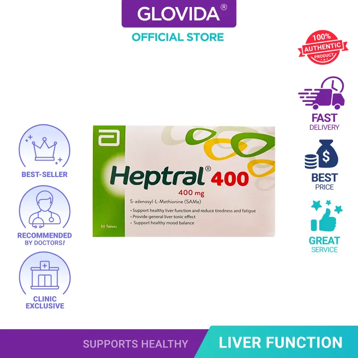 Heptral 400mg Tablets 30's | Exp: Feb-2027 | Glovida