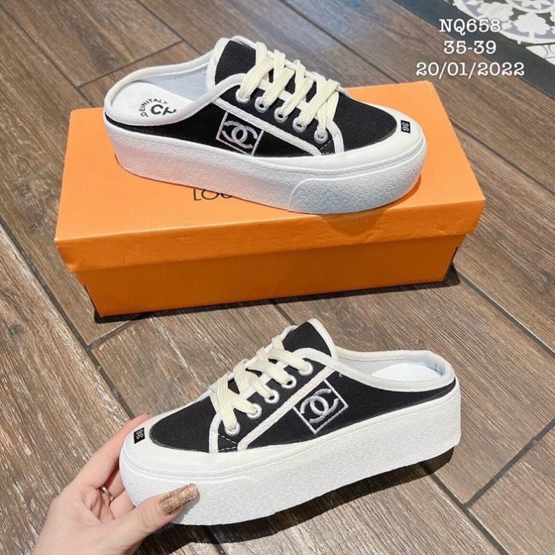 Bốt gót vuông 5cm da mềm khóa sau
