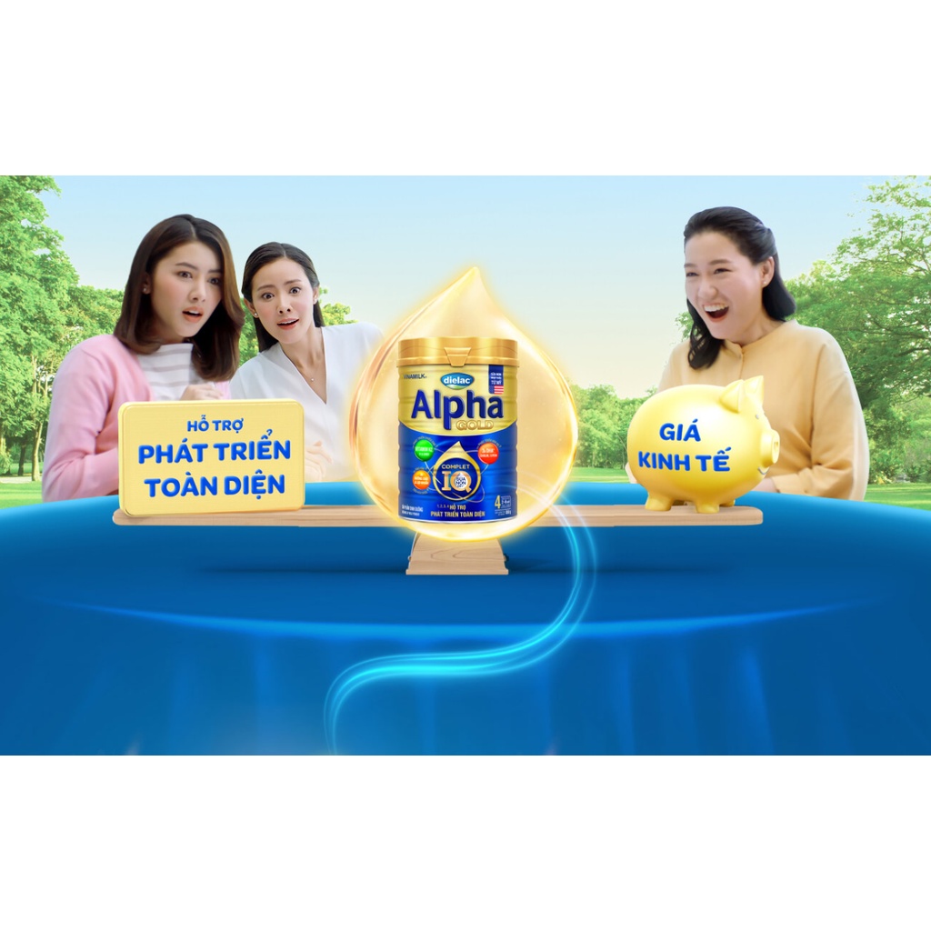 Sữa bột Dielac Alpha Gold 1 - lon 800g (cho trẻ từ 0 - 6 tháng tuổi)