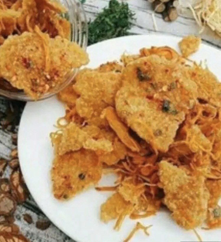 200g cơm cháy bể mắm hành loại ngon