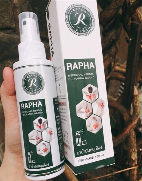 Dầu xịt xoa bóp Rapha
