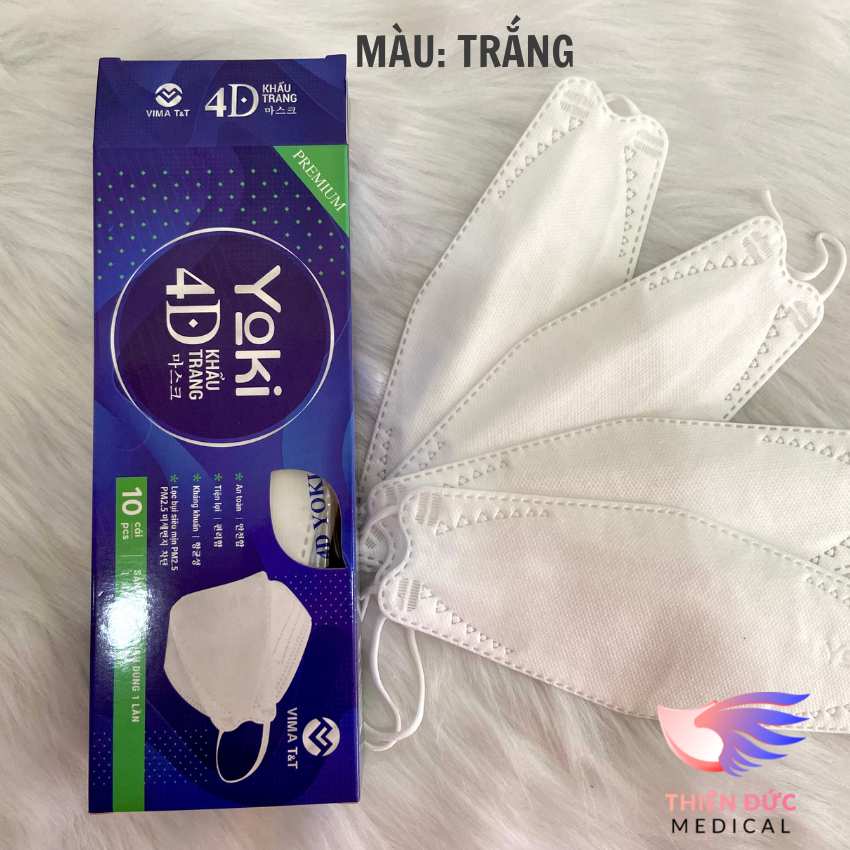 Combo Hộp Khẩu trang KF94 Yoki Kháng Khuẩn