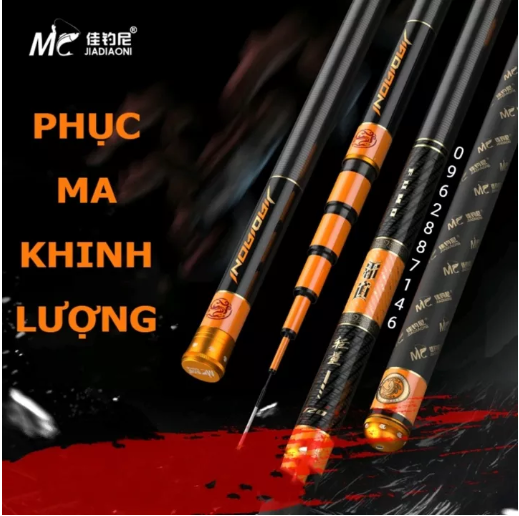 Cần câu tay mc phục ma khinh lượng 6h, cần câu đài chính hãng