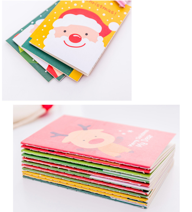 Christmas Notebook Santa Claus Notebook Elk Tree Notebook School Student Notebook Child Prize Notebook Korea Stationery Notebook