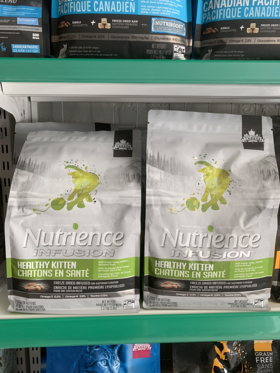 Thức ăn mèo con NUTRIENCE INFUSION bao 500g