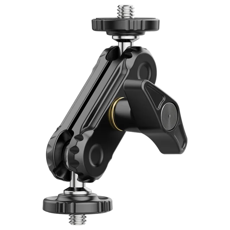 Ulanzi r102 dual head magic arm mount 1/4 screw camera extend mount arm dslr camera accessories