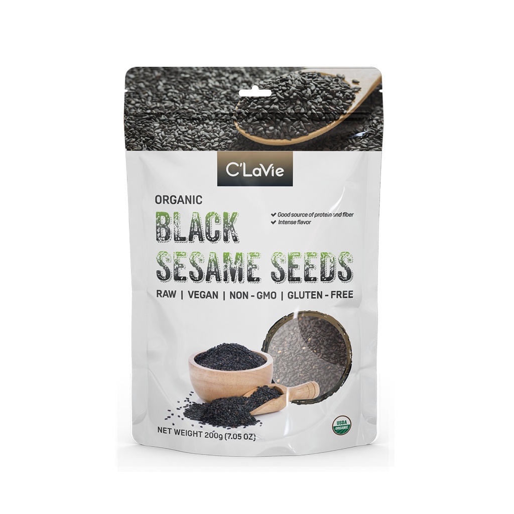 Mè đen hữu cơ c'lavie 200g - tâm bình foods