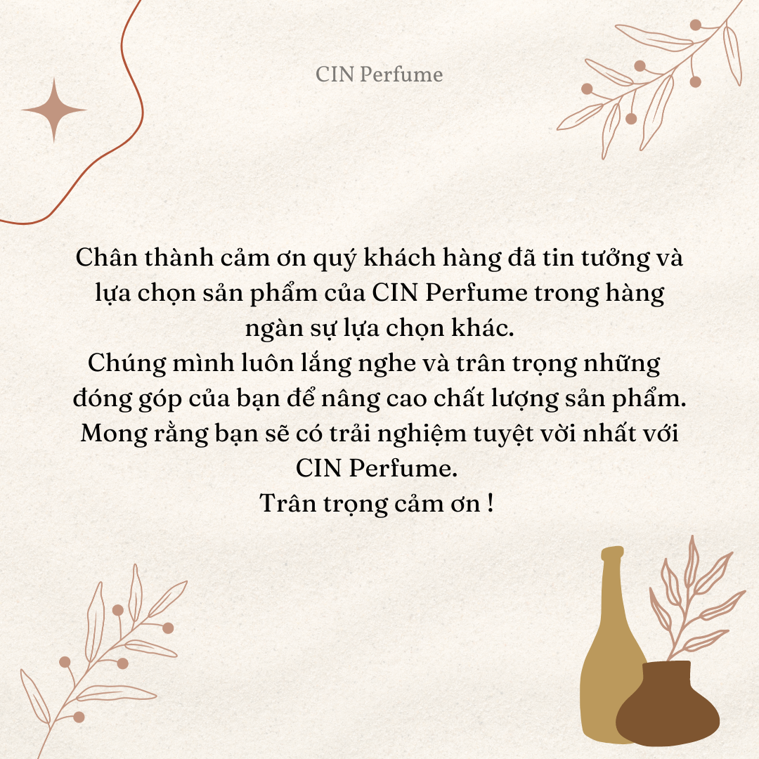 Nước hoa chiết CK Be 10ml - CIN Perfume [Authentic]