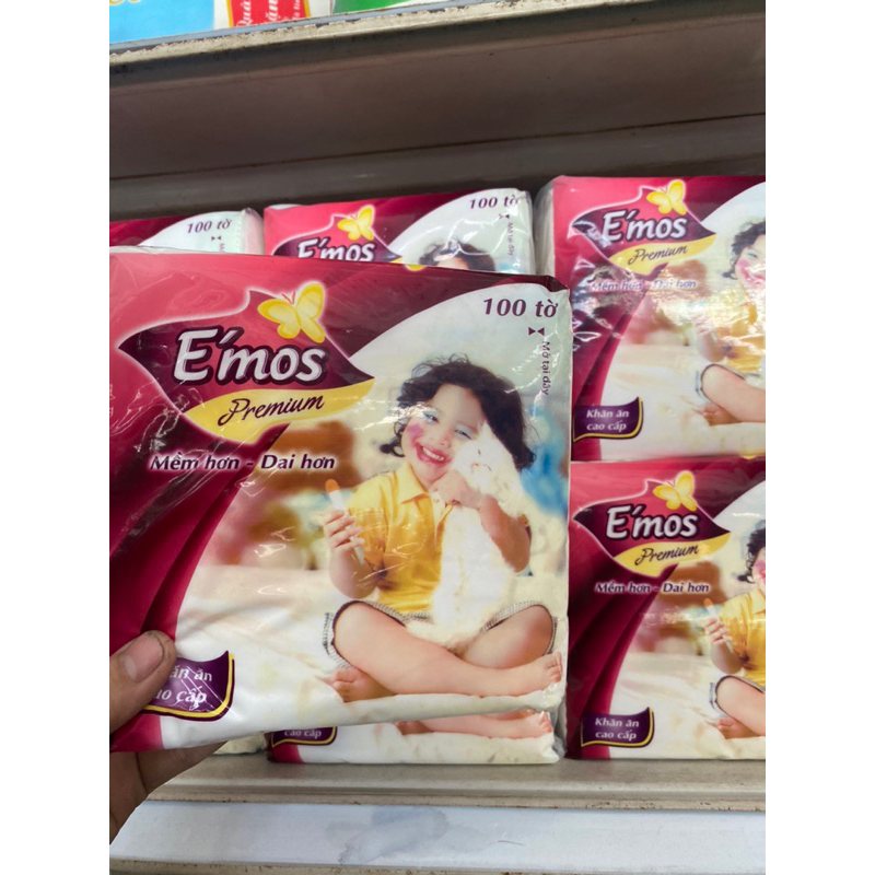 Khăn Giấy Vuông Emos  khổ giấy 330mmx330mm