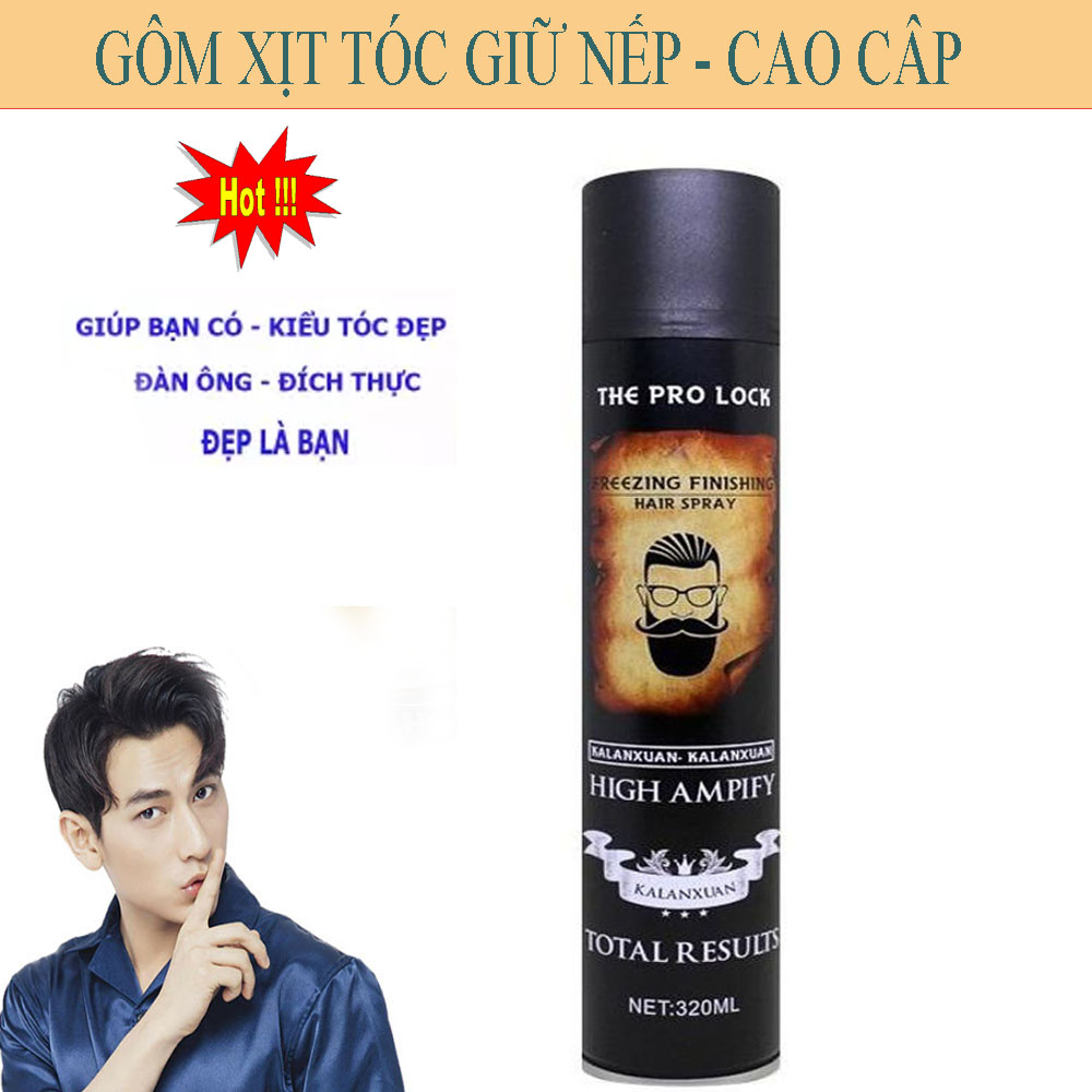 Wax for man  Chuyên sáp vuốt tóc chính hãng  Gôm xịt tóc Colmav  Professional Hair Spray tặng lược  dầu gội Aurane 40ml
