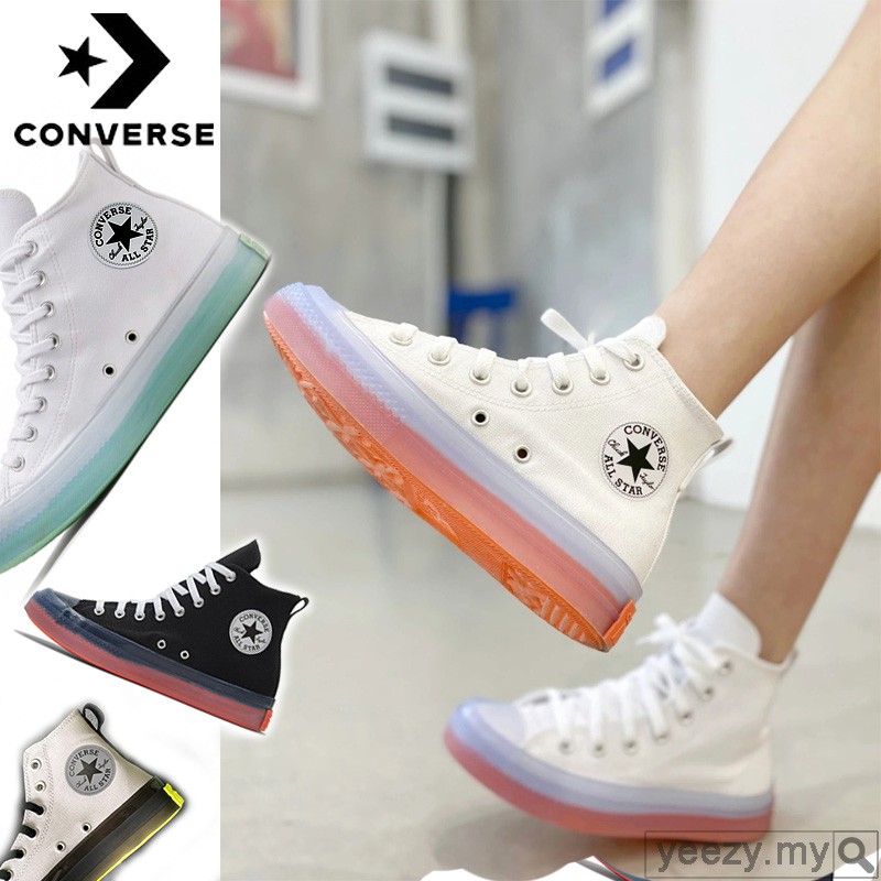 High Top Converse With Orange Sole Conver** Chuck Taylor All Star