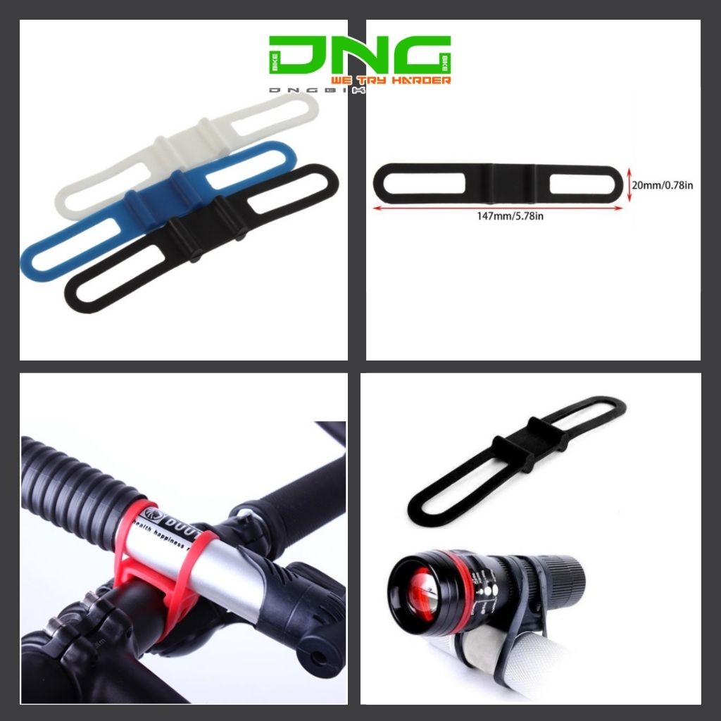 Dây su buộc đèn pin xe đạp