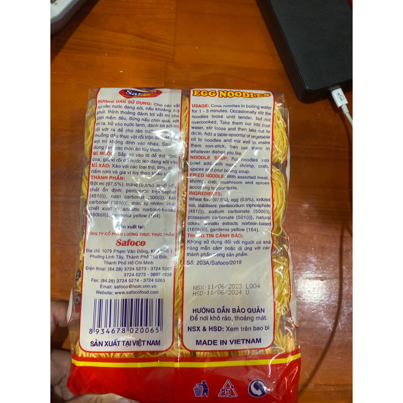Mì Trứng Safoco