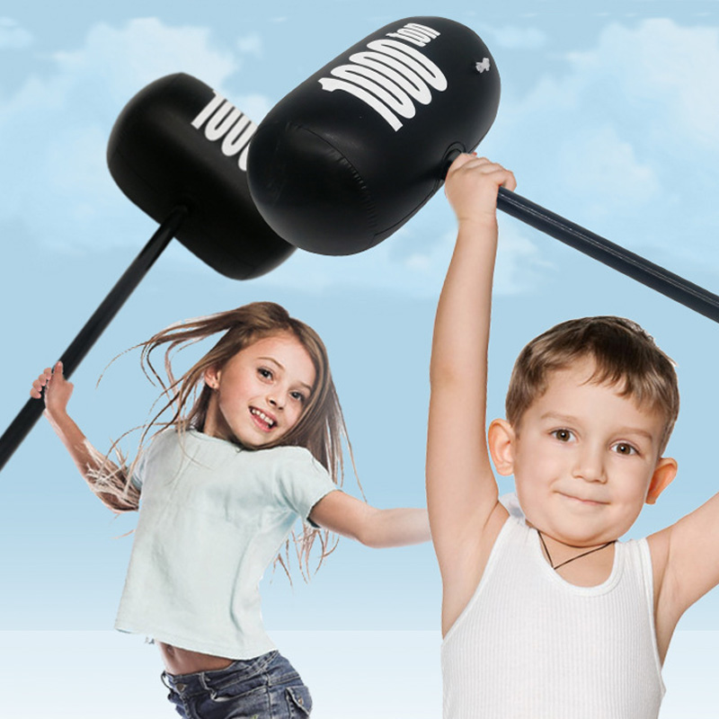 【Best Price Guaranteed】Inflatable Hammer 1000T Mega Air Hammer Pool Party Accessory Swimming Pool Supplies Funny Parent-child Interactive Toy. 