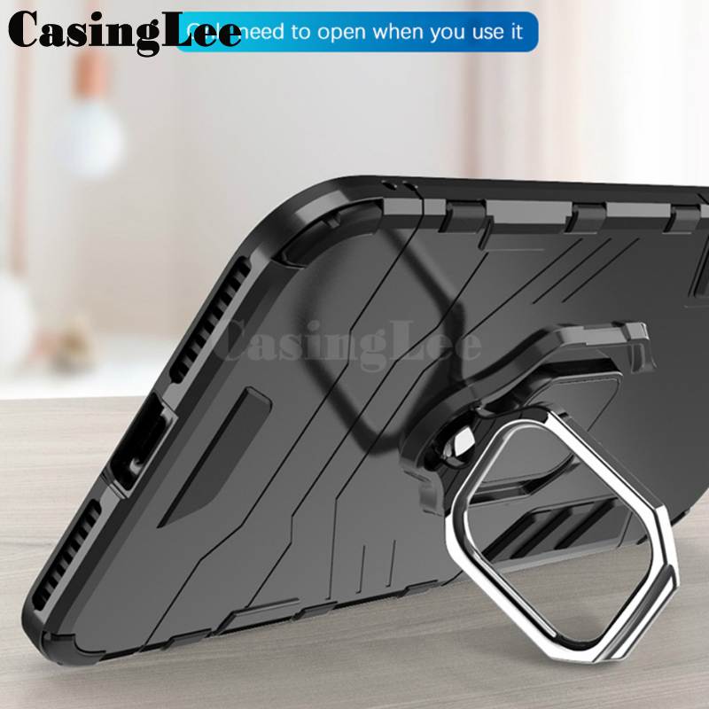 For OPPO A5i Case Shockproof Armor Stand with Holder Car adsorb Ring For OPPO A5i Back cover Phone Cases.