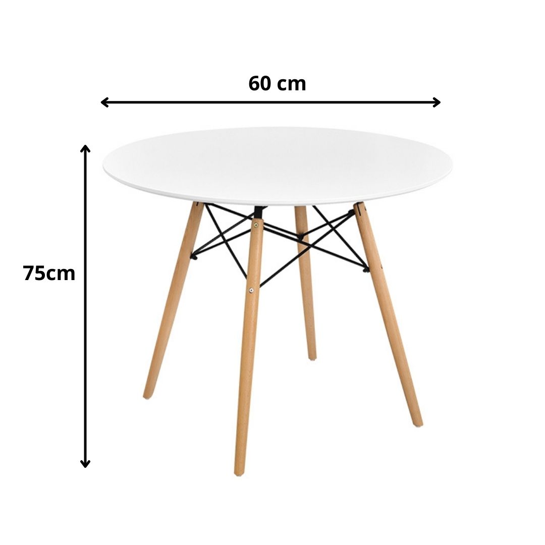Dining/Coffee Table (ROUND) Dining Set / Coffee with 2 chairs / 4