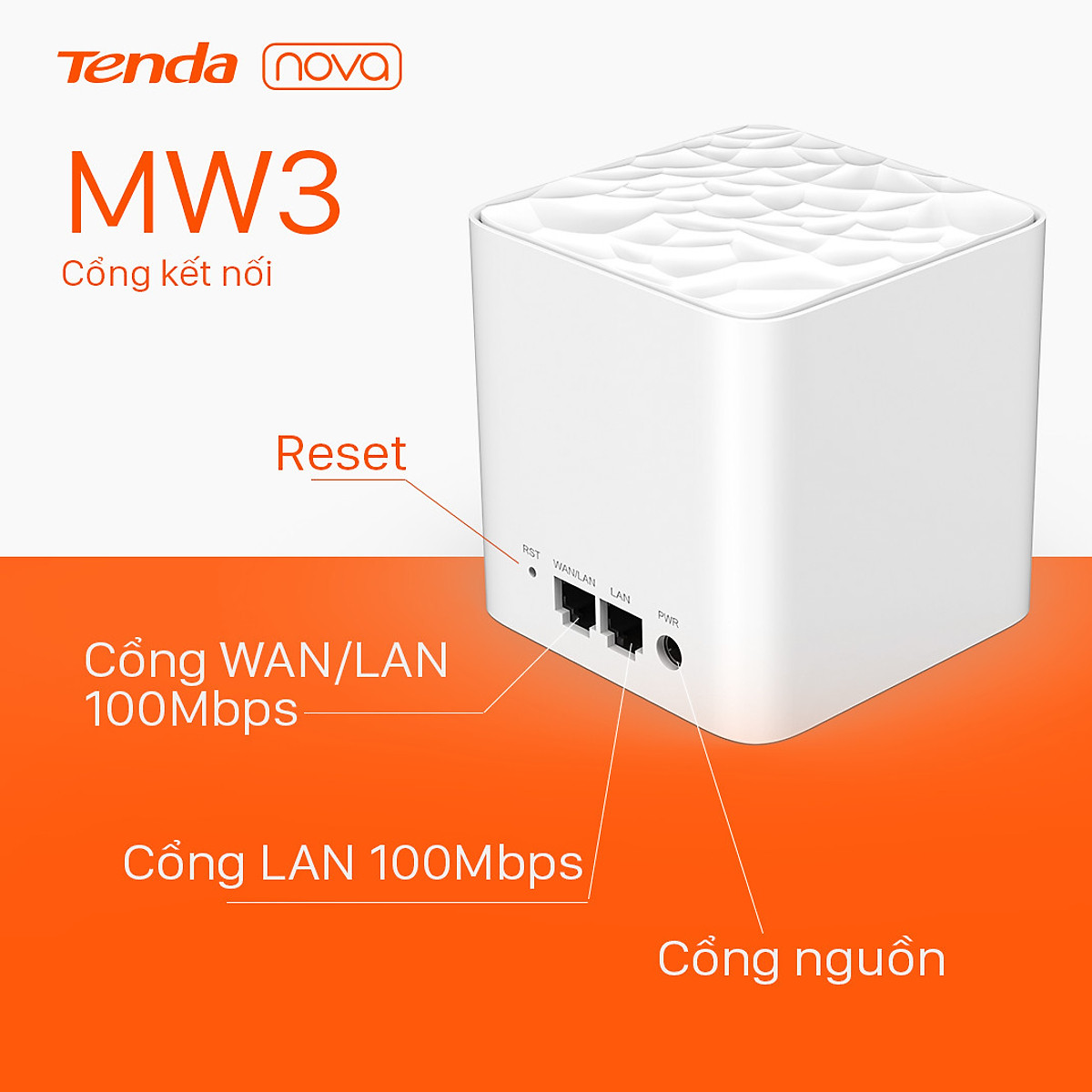 Mesh Wifi Tenda Nova MW3 Chính hãng
